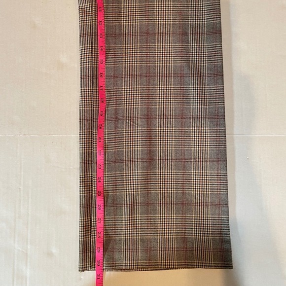 ANTONIO MELANI Plaid Wrap Jumpsuit Long Sleeve Belted Wide Leg Women Size 2 - Picture 6 of 7